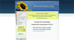 Desktop Screenshot of kineziologialap.hu